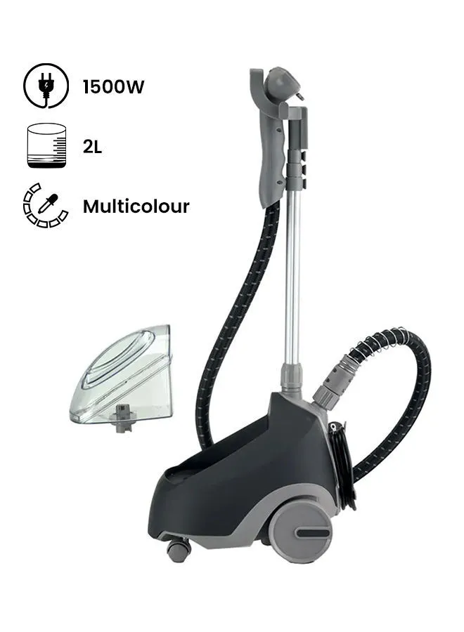 KENWOOD Garment Steamer With 2L Water Tank Capacity, Rotary Wheels, Folding Rack, Trouser Press, Glove 2 L 1500 W GSP65.500BK Black