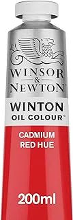 Winsor & Newton Winton Oil Color, 200ml (6.75-oz) Tube, Cadmium Red Hue