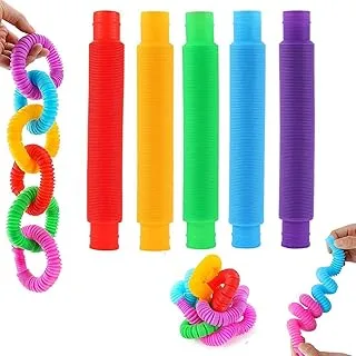 IBAMA KSTRL01-5P 5PCS Pop Tubes Fidget Toys Sensory Toys Fidget Tubes Multi-Color