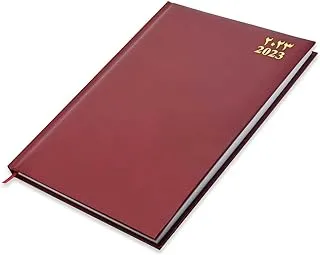 FIS A4 Diary 2023 Arabic/English (Saturday & Sunday Combined) Maroon - FSDI48AE23MR