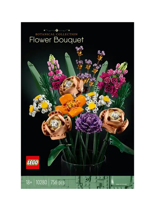 LEGO 10280 756 Pieces Flower Bouquet 10280 Building Kit 16+ Years