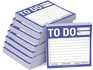 8-Pack to Do Sticky Notes, to Do List Sticky Notes, 3 x 7.6 cmes Each