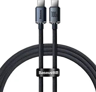 Baseus Jelly Liquid Silica Gel Fast Charging Data Cable Type-C to Type-C 100W 1.2m Black