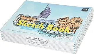 FIS Light Sketch Book A4 with Spiral Binding White 20-Sheets, 100GSM 12-Piece - LISKSA4201602