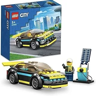 LEGO City Electric Sports Car, Race Car Building Blocks Kit, Age 5+, 60383 (95 Pieces)