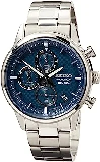 Seiko Men's Watch Quartz Titanium with Stainless Steel Strap