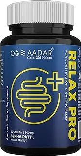 Aadar Relax Pro Capsule for Constipation Gastric Relief Digestive System 60 Capsules