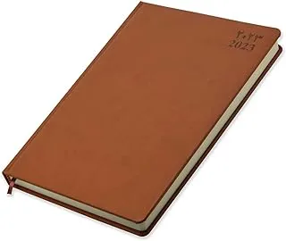 FIS A4 Diary 2023 (Arabic/English) Brown - FSDI45AE23BR