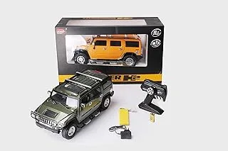 1: 10 License Hummer H2 Car With 3 Pins Flat Adaptor & Battery Pack, Assorted Colors