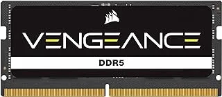 Corsair VENGEANCE DDR5 SODIMM 32GB 1x32GB DDR5 4800MHz C40 متوافق أسود ، CMSX32GX5M1A4800C40 ، 1 x 32GB