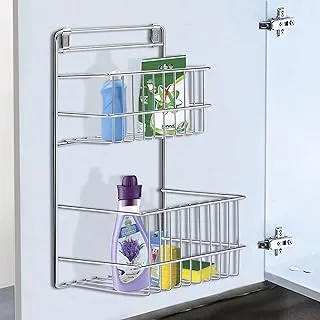 Plantex High Grade Big Stainless Steel Bathroom Detergent Holder/Bathroom Shelf/Bathroom Accessories (Chrome)