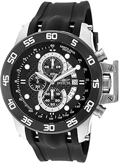 Invicta Men's 19251 I-Force Stainless Steel Watch with Black Synthetic Band