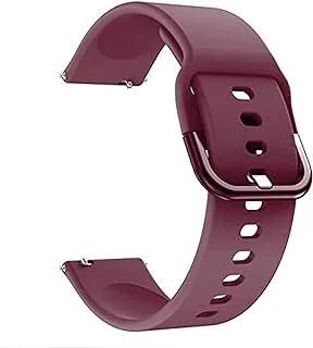 Generic Warable Devices - Replacement Watch Strap For Sámsúng Gáláxy 4 Silicone classic 3 41mm Active 2 (Red 2)