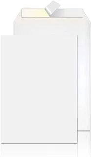 MARKQ A4 White Envelopes, 324 x 229 mm Self Sealing Mailing Envelope for Posting mailing Home Office and Ecommerce, 100gsm, pack of 50