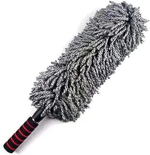 Car Wash Cleaning Microfiber Telescoping Brush Dusting Mop - Grey