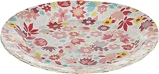 My Little Day Flower Paper Plates Set 8-Pieces, 23 cm Size