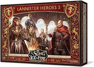 CMON A Song of Ice and Fire Tabletop Miniatures Game Lannister Heroes III Box Set | Strategy Game for Teens and Adults | Ages 14+ | 2+ Players | Average Playtime 45-60 Minutes | Made (SIF215)