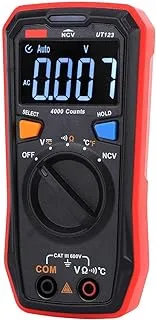 Walfront Digital Multimeter UT123 Color Screen Tester Meter AC/DC Voltage Resistance Frequency NVC Volt Meter Manual