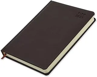 FIS A5 Diary 2023 (Arabic/English) Dark Brown - FSDI19AE23DBR