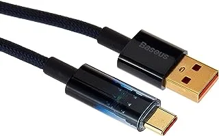 Baseus 100W USB to Type C Data Cable, 1 Meter Length, Blue