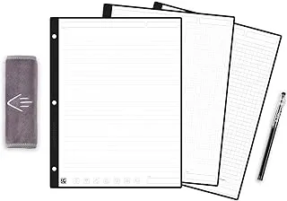 Rocketbook Reusable Filler Paper 18 Page Variety Pack White, FIL-L-K-VPB