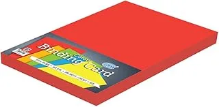 FIS FSBD160225RD 160 GSM Colored Binding Cards 100-Pieces