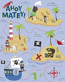 Unique Party 78419 Pirate Map Party Game | 1 Pc, Multicolour