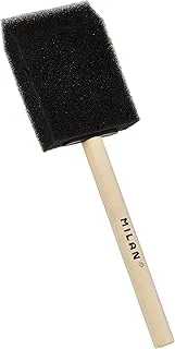 Milan Series 1321 Sponge Brush, 50 mm Size, Black