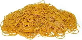 FIS Pure Rubber Bands, Size 12, Weight 1/4lb, Yellow, FSRB12