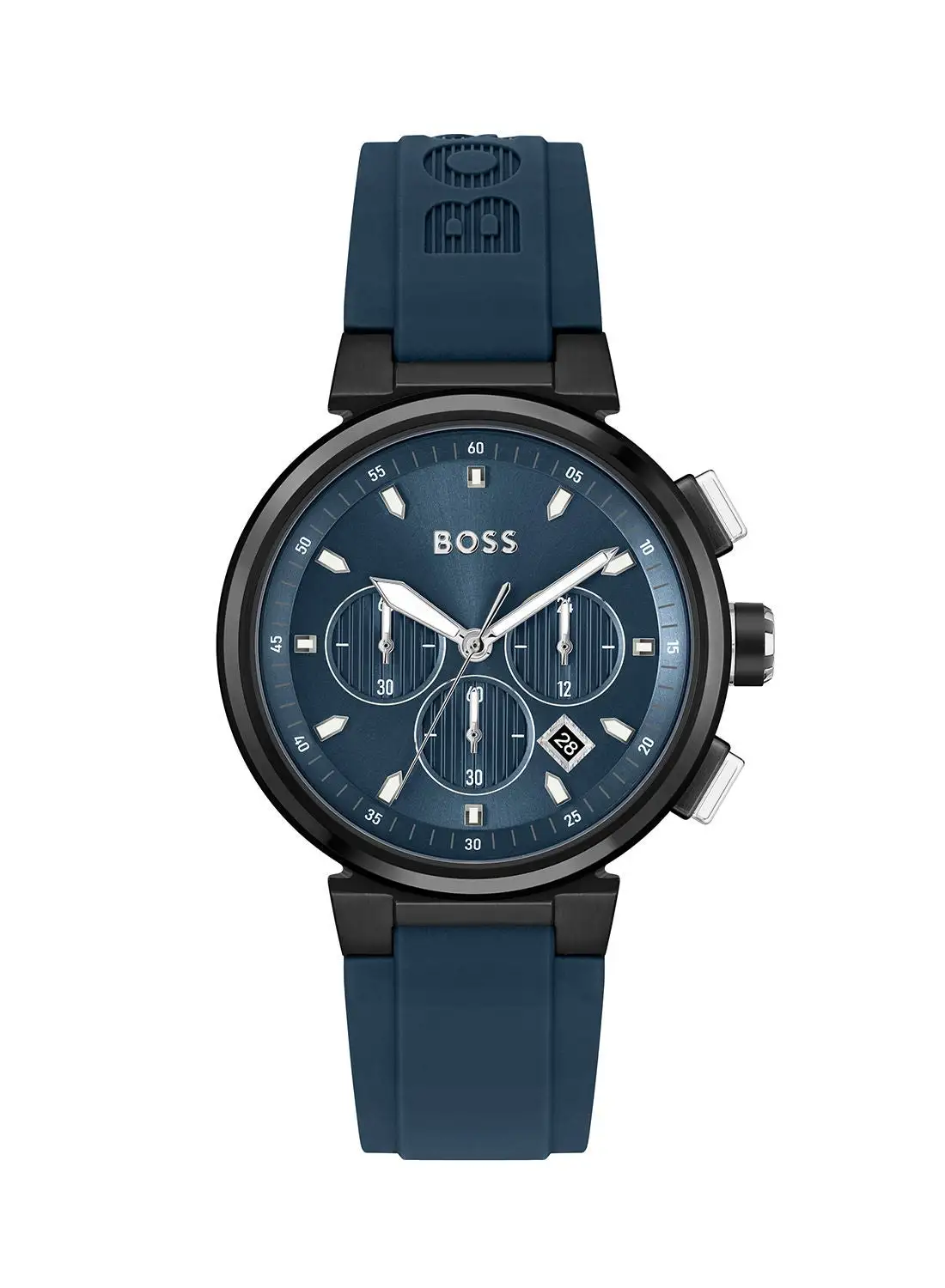 HUGO BOSS Silicone Chronograph Wrist Watch 1513998