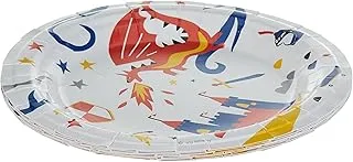 My Little Day Knight Paper Plates Set 8-Pieces, 23 cm Size