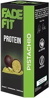 FADE FIT Pistachio Protein Balls - 30g Gluten-Free Snack with 6g of Protein per Serving