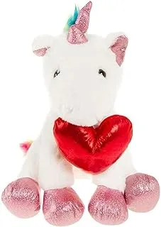 Smiki 6469115 Unicorn with Shiny Horn Toy, 30 cm Size