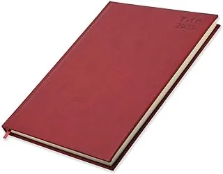 FIS A4 Diary 2023 Arabic/English (Saturday & Sunday Combined) Maroon - FSDI48AEP23MR