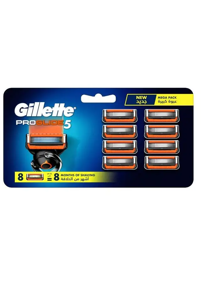 Gillette 8 Pieces Pro Glide Blades