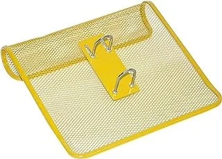 FIS FSDC01GL Wire Mesh Desk Calendar Stand, Gold