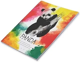 FIS Soft Cover Notebook, 96 Sheets A4 Panda Design 3 Pack Of 8 -FSNBSCA496-PAN3