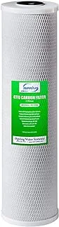 iSpring FC25B Whole House Water Filter Replacement Cartridge, CTO Carbon Block, 20” x 4.5”