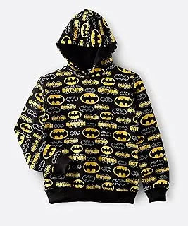 Batman hooded sweatshirt for senior boys - black, 13-14 year