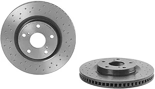 Brembo 09.A417.1X Xtra UV Coated vented drilled Front Brake Rotor EMGRAND/ENGLON/GLEAGLE/LEXUS/TOYOTA/TOYOTA (FAW)/TOYOTA (GAC) OE# 4351242050