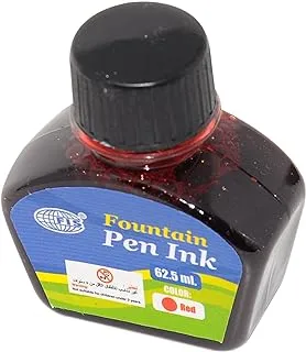 FIS FSIK020PRE Fountain Pen Ink, 62.5 ml, Red