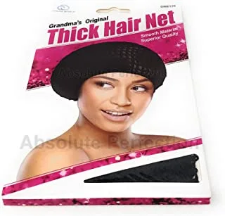 Dream World Grandma's Original Thick Hair Net [Black]