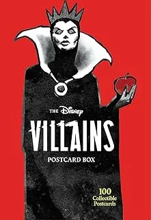 ENTERTAINMENT The Disney Villains Postcard Box: 100 Collectible Postcards