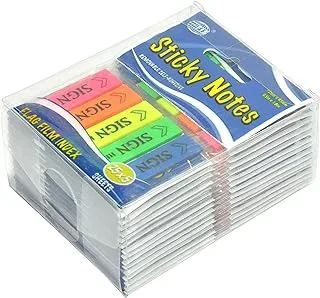 30 PIECE FIS FLAG FILM INDEX, IMPRINTED, 12X45 mm, 5 COLORS, 125 SHEETS - FSPOFIP2