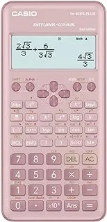 Casio Standard Scientific Calculator PINK - Non Programmable 10 + 2 digits 252 Functions - FX-82ESPLUS-2PKWDT