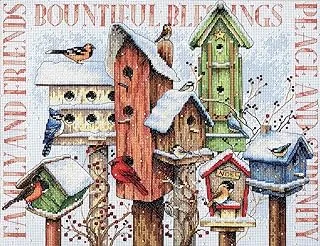 Dimensions Counted Cross Stitch, Winter Housing