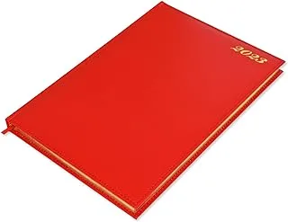 FIS Golden Diary 2023 (English) Red, A4 - FSDI43EG23RE