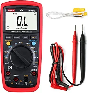 UNI-T UT139C Digital Multimeter Auto Range True RMS Meter Handheld r 6000 Count Voltmeter Temperature Test