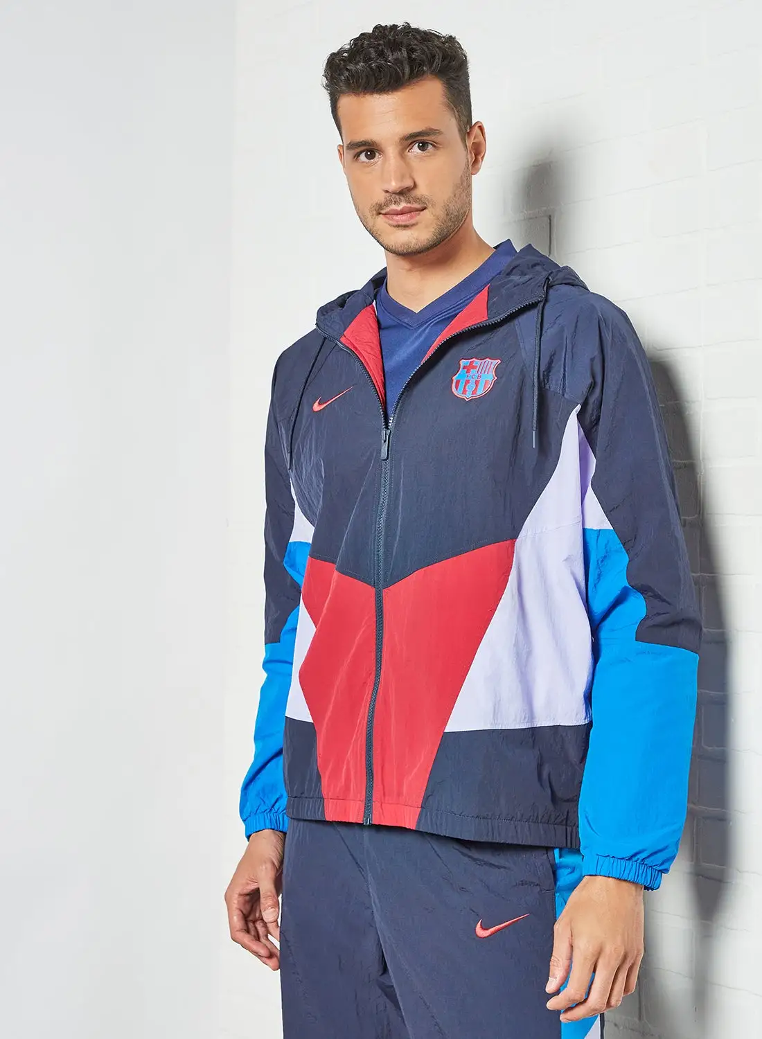 Nike F.C. Barcelona Windrunner Jacket Navy