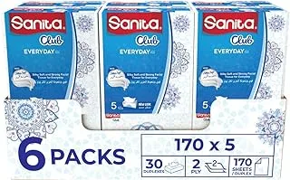 Sanita Club Facial Tissue 170 Sheets 30-Pack